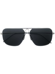 Thom Browne Eyewear солнцезащитные очки-авиаторы