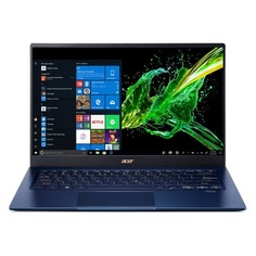 Ультрабук ACER Swift 5 SF514-54GT-76PK, 14", IPS, Intel Core i7 1065G7 1.3ГГц, 16Гб, 512Гб SSD, nVidia GeForce MX250 - 2048 Мб, Windows 10, NX.HHZER.001, синий