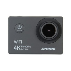 Видеорегистратор Digma FreeDrive Action 4K WiFi, черный