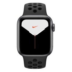 Смарт-часы APPLE Watch Series 5 Nike+, 44мм, 1.73", серый / черный [mx3w2^/a]