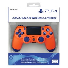 Геймпад Беспроводной PLAYSTATION Dualshock 4, Bluetooth, для PlayStation 4, оранжевый [ps719918264]