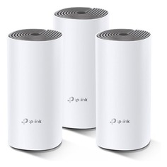 Бесшовный Mesh роутер TP-LINK Deco E4, AC1200, 3 шт. в комплекте [deco e4(3-pack)]