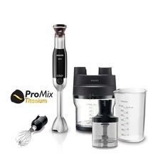 Блендер PHILIPS HR1679/90, погружной, черный
