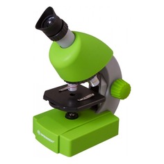 Микроскоп Bresser Junior 70124 монокуляр 40-640x на 3 объектива зеленый