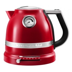 Чайник электрический KITCHENAID 5KEK1522, 2400Вт, серебристый матовый и красный