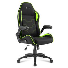 Кресло компьютерное игровое Sharkoon ELBRUS 1 Black/Green ELBRUS 1 Black/Green