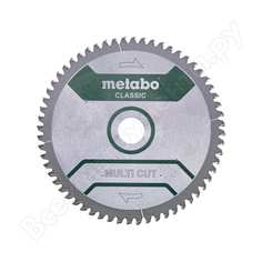 Диск пильный multi cut classic (216x30 мм; 60z; fz/tz 5neg; блистер) metabo 628655000