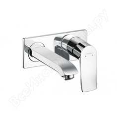 Смеситель для раковины hansgrohe 31085000 metris внешняя часть 00000008159