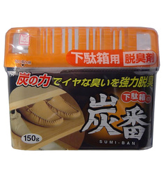 Kokubo Дезодорант-поглотитель неприятных запахов для обувных шкафов С древесным углем