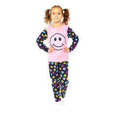 Пижама джемпер/брюки Счастливая малинка, цвет: розовый/синий
