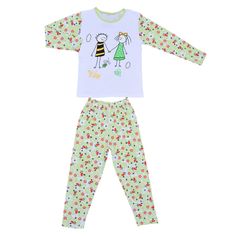 Пижама джемпер/брюки Счастливая малинка