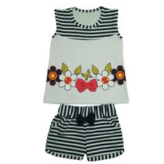 Комплект майка/шорты Счастливая малинка, цвет: мультиколор