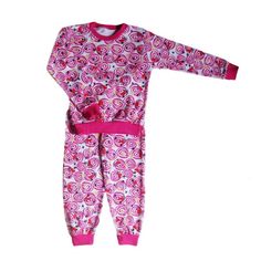Пижама джемпер/брюки Счастливая малинка