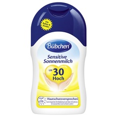 Солнцезащитное молочко Bubchen с коэффициентом защиты +30 Sensitive, с 1 года, 150 мл