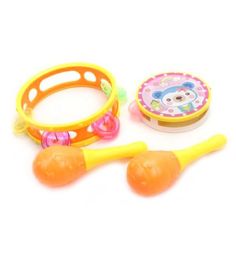 Набор музыкальных инструментов Наша Игрушка Маракасы, бубен