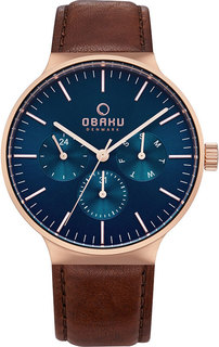 Мужские часы в коллекции Leather Мужские часы Obaku V229GMVLRN