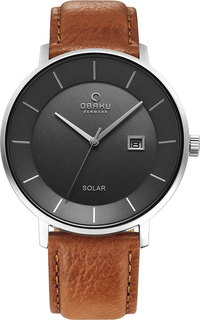 Мужские часы в коллекции Leather Мужские часы Obaku V222GRCJRZ