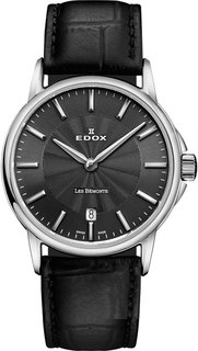 Швейцарские женские часы в коллекции Les Bemonts Женские часы Edox 57001-3GIN