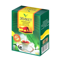 Чай черный Этикет индийский крепкий листовой 100 г Etiket