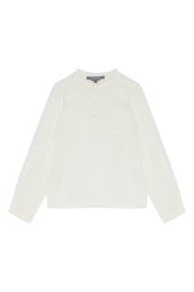 Белая рубашка из хлопка Bonpoint