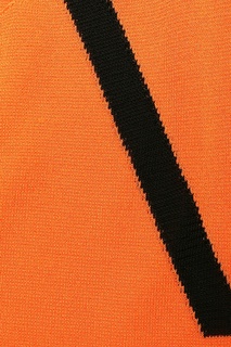 Оранжевый топ с контрастной отделкой Marina Rinaldi