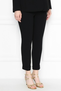 Черные укороченные брюки Marina Rinaldi