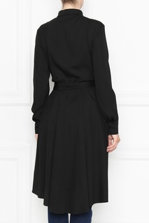 Черная блузка с поясом Marina Rinaldi