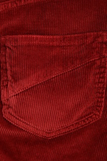 Бордовые брюки из вельвета Marina Rinaldi