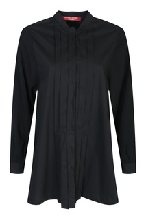 Черная блузка со складками Marina Rinaldi
