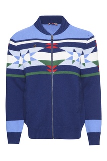 Разноцветный шерстяной кардиган Bosco Fresh