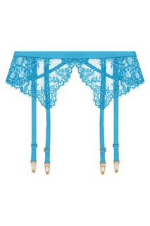 Бирюзовый пояс для чулок La Perla