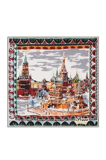 Шелковый платок «Живописная Москва» Prada