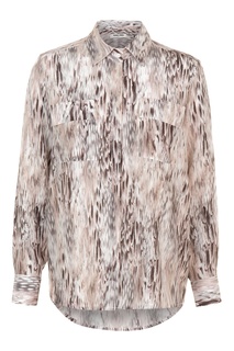 Рубашка с рисунком, имитирующим перья MAX & MOI