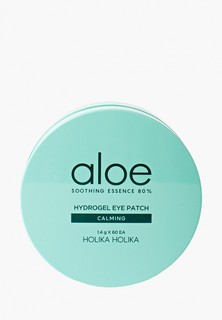 Патчи для глаз Holika Holika гидрогелевые, Aloe soothing essence 80%, 60*1,4 гр