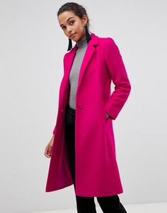 Пальто с добавлением шерсти Helene Berman-Розовый