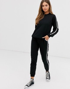 Спортивный костюм со свитшотом и джоггерами ASOS DESIGN-Черный