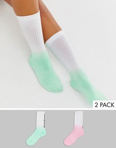 2 пары носков синего/розового цвета Santa Cruz Strip Fade-Мульти