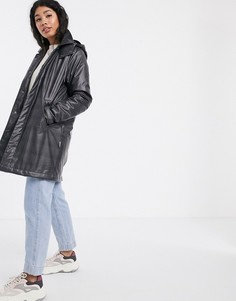 Непромокаемый макинтош в клетку Rains-Серый