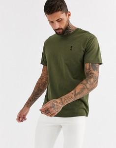Oversize-футболка хаки Religion-Зеленый