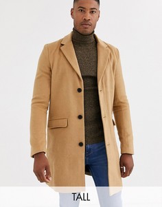 Светло-коричневое шерстяное пальто Another Influence Tall-Светло-коричневый