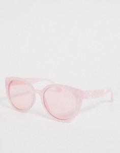 Солнцезащитные очки "кошачий глаз" ASOS DESIGN-Розовый