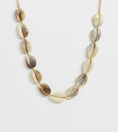 Ожерелье с искусственными ракушками Monki-Белый