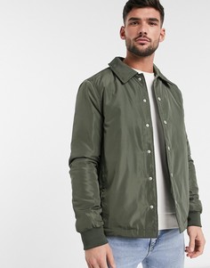 Пуховик цвета хаки New Look-Зеленый