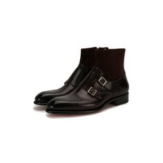 Кожаные сапоги Santoni