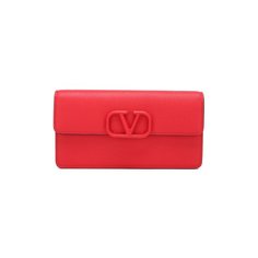 Сумки Valentino Кожаный кошелек Valentino Garavani на цепочке Valentino
