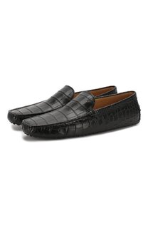 Мокасины из кожи аллигатора Tod’s