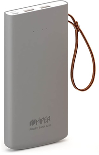 Портативное зарядное устройство HIPER Travel10k 10000 мАч (серый)