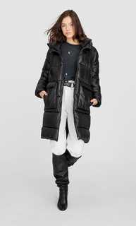 Стеганое пальто Stradivarius