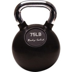 Гиря Body Solid 34 кг (75lb) с хромированной ручкой KBC75