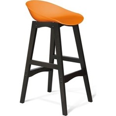 Барный стул Sheffilton SHT-ST19/S65 оранжевый/венге